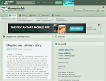Tablet Screenshot of aimee-plus-erin.deviantart.com
