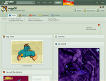 Tablet Screenshot of helgagp.deviantart.com