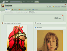 Tablet Screenshot of ghostyboo.deviantart.com