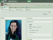 Tablet Screenshot of nokky.deviantart.com