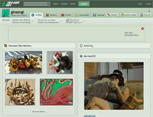 Tablet Screenshot of ginsengi.deviantart.com