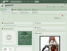 Tablet Screenshot of hamsterpth.deviantart.com
