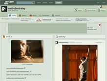 Tablet Screenshot of metindemiralay.deviantart.com
