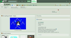 Desktop Screenshot of mr-penguin.deviantart.com
