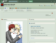 Tablet Screenshot of gaara-naru-fanclub.deviantart.com