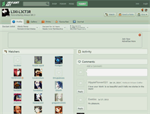 Tablet Screenshot of l3xi-l3ct3r.deviantart.com