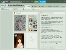 Tablet Screenshot of anime-international.deviantart.com