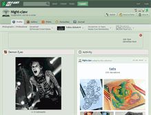 Tablet Screenshot of night-claw.deviantart.com
