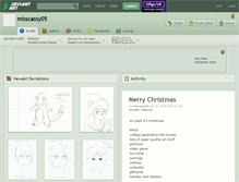 Tablet Screenshot of misscassy05.deviantart.com