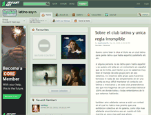 Tablet Screenshot of latino-soy.deviantart.com