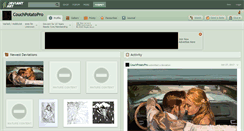 Desktop Screenshot of couchpotatopro.deviantart.com