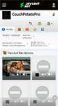 Mobile Screenshot of couchpotatopro.deviantart.com