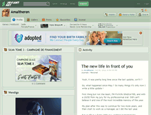 Tablet Screenshot of amaltheren.deviantart.com