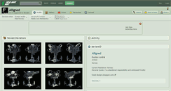 Desktop Screenshot of alligned.deviantart.com