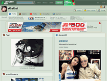 Tablet Screenshot of akirakirai.deviantart.com