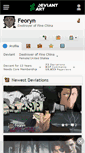 Mobile Screenshot of feoryn.deviantart.com