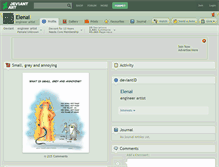 Tablet Screenshot of elenai.deviantart.com