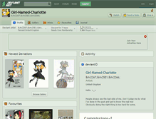 Tablet Screenshot of girl-named-charlotte.deviantart.com