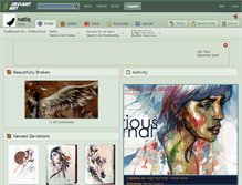 Tablet Screenshot of natiq.deviantart.com