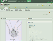 Tablet Screenshot of orihime922.deviantart.com