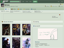 Tablet Screenshot of beriuos.deviantart.com