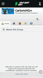Mobile Screenshot of carbonshq.deviantart.com