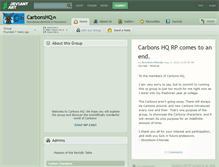 Tablet Screenshot of carbonshq.deviantart.com