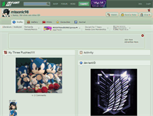 Tablet Screenshot of missonic98.deviantart.com