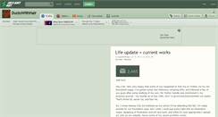 Desktop Screenshot of duckswithhair.deviantart.com
