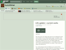 Tablet Screenshot of duckswithhair.deviantart.com