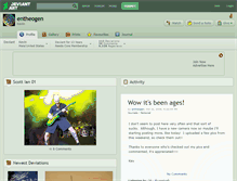 Tablet Screenshot of entheogen.deviantart.com