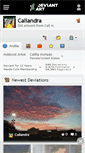 Mobile Screenshot of caliandra.deviantart.com