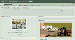 Desktop Screenshot of bumponalog.deviantart.com