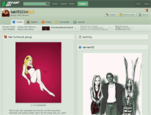 Tablet Screenshot of kat352234.deviantart.com