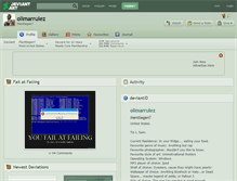 Tablet Screenshot of olimarrulez.deviantart.com