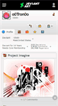 Mobile Screenshot of o0tron0o.deviantart.com
