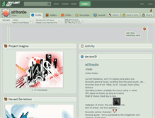 Tablet Screenshot of o0tron0o.deviantart.com