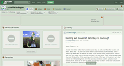 Desktop Screenshot of luccamanadragon.deviantart.com