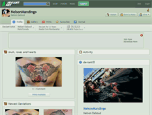 Tablet Screenshot of nelsonmandingo.deviantart.com