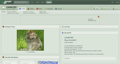 Desktop Screenshot of comet-girl.deviantart.com