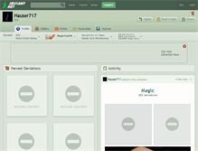 Tablet Screenshot of hauser717.deviantart.com
