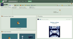Desktop Screenshot of p0ngbr.deviantart.com