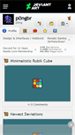 Mobile Screenshot of p0ngbr.deviantart.com
