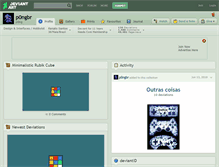 Tablet Screenshot of p0ngbr.deviantart.com