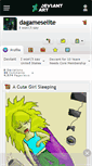 Mobile Screenshot of dagameselite.deviantart.com