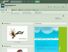 Tablet Screenshot of dramaqueen14.deviantart.com