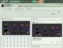 Tablet Screenshot of hentaikid.deviantart.com