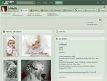 Tablet Screenshot of julika81.deviantart.com
