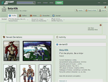 Tablet Screenshot of beta-klik.deviantart.com