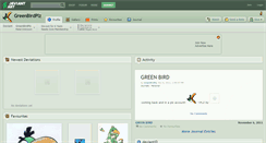 Desktop Screenshot of greenbirdplz.deviantart.com